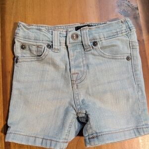 7 For All Mankind Light Blue Kids Denim Shorts